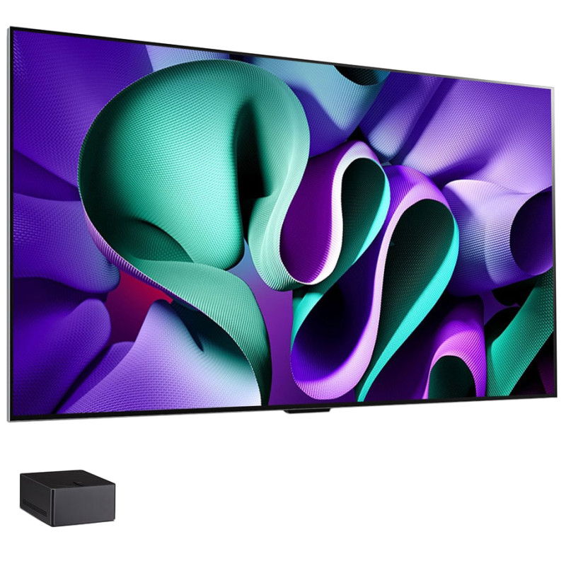 تلویزیون LG 97M4 به همراه دستگاه زیرو کانکت باکس مدل WM24EA محصول 2024