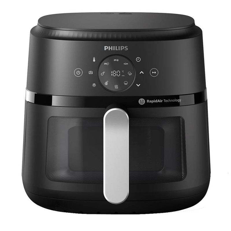 سرخ کن بدون روغن 6.2 لیتر فیلیپس مدل NA231 رنگ مشکی محصول 2024