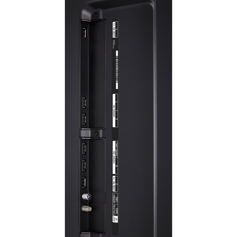 پورت های ورودی خروجی کناری تلویزیون LG 75QNED86 2024