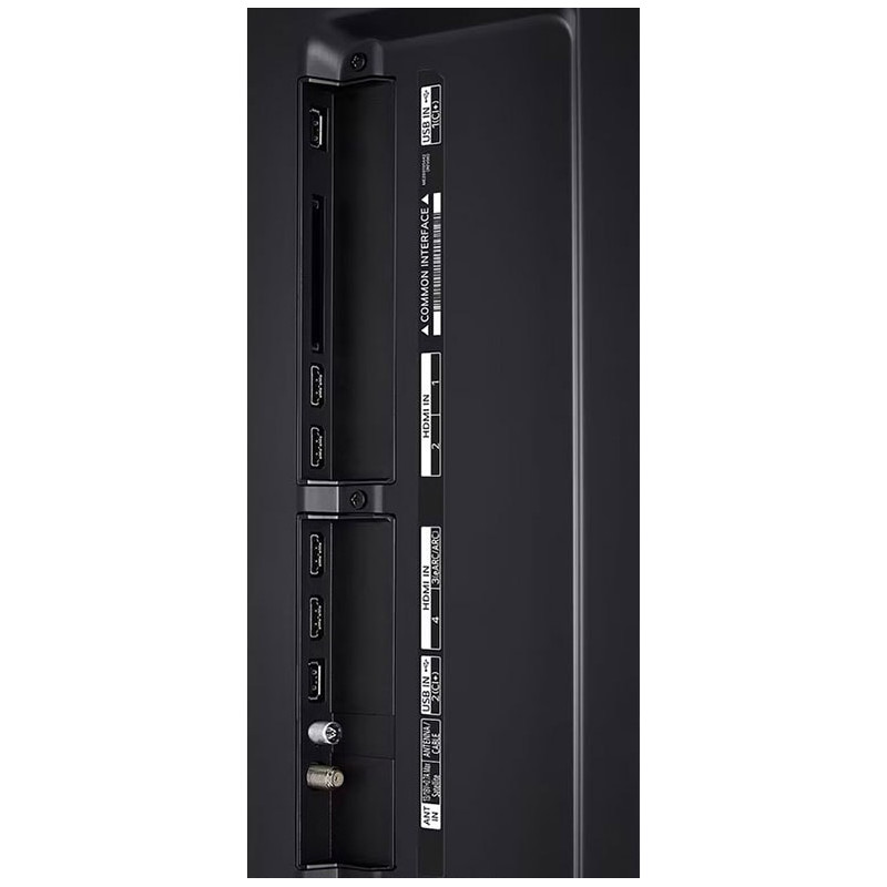 پورت های وروردی خروجی کناری تلویزیون ال جی 65QNED87 محصول 2024