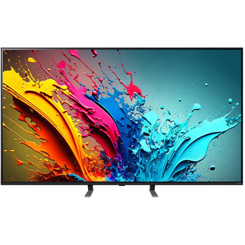 تلویزیون 2024 86QNED85 با پایه های در حالت ساندبار دو (Soundbar Position 2)