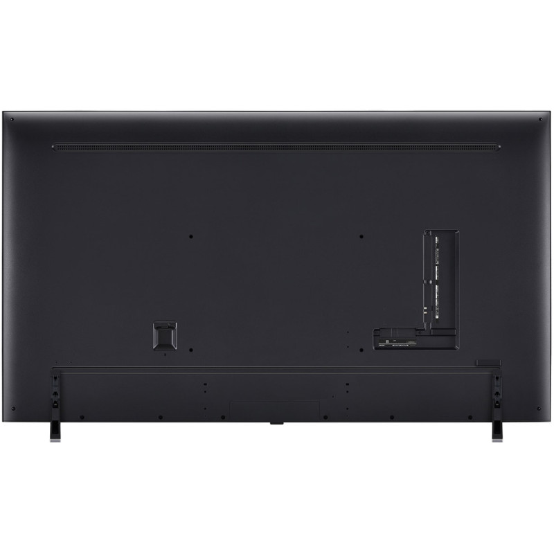 طراحی نمای پشت تلویزیون 86QNED85 2024 با پایه نصب شده در حالت استاندارد