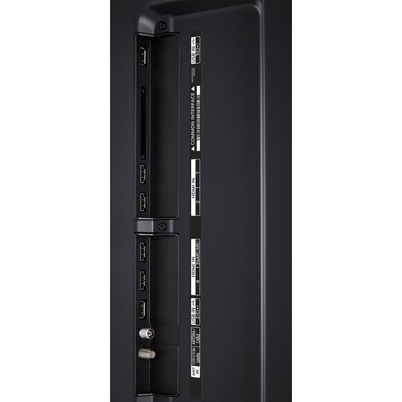 پورت های ورودی خروجی کناری تلویزیون ال جی 75QNED87 محصول 2024