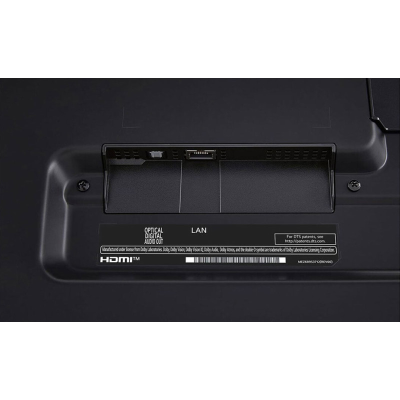 پورت های ورودی خروجی پشت تلویزیون LG 75QNED87 2024