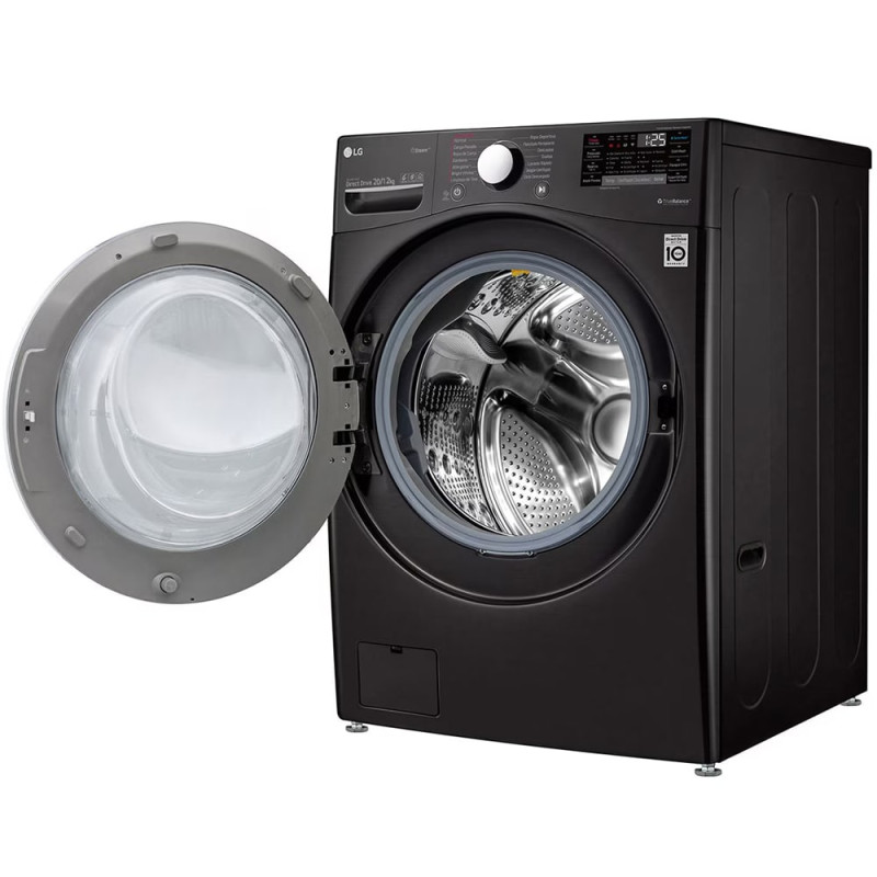 ماشین لباسشویی ال جی WDV2101 یا F0L2CRV2E2  رنگ مشکی