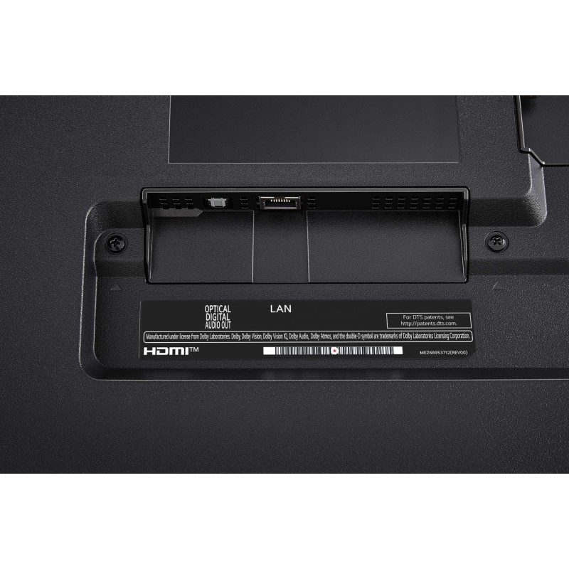 پورت های ورودی خروجی پشت تلویزیون LG 50QNED87 2024