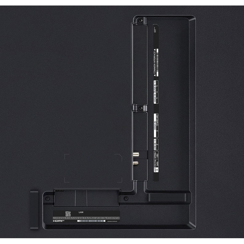 پورت های ورودی و خروجی پشت تلویزیون ال جی QNED81 2024 سایز 55 اینچ