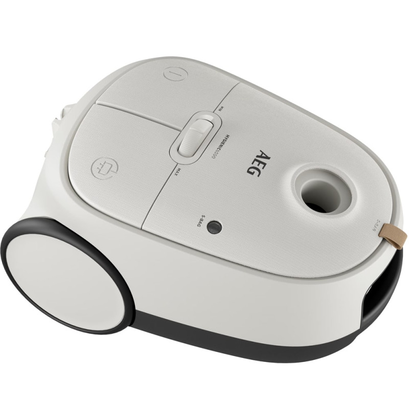 جاروبرقی آاگ AB61H6SW دارای کیسه s-bag با ظرفیت 3.5 لیتر