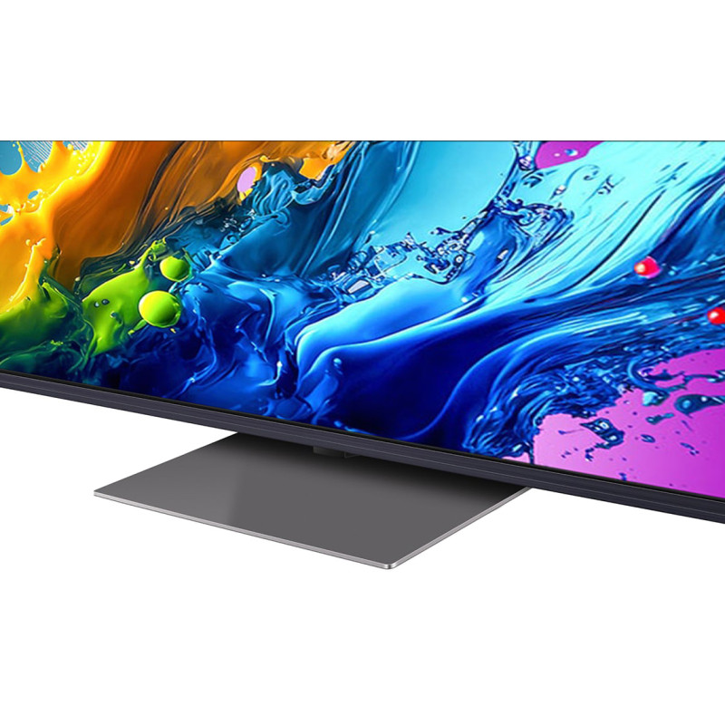 طراحی پایه وسط و خطی تلویزیون LG 75QNED81 2024