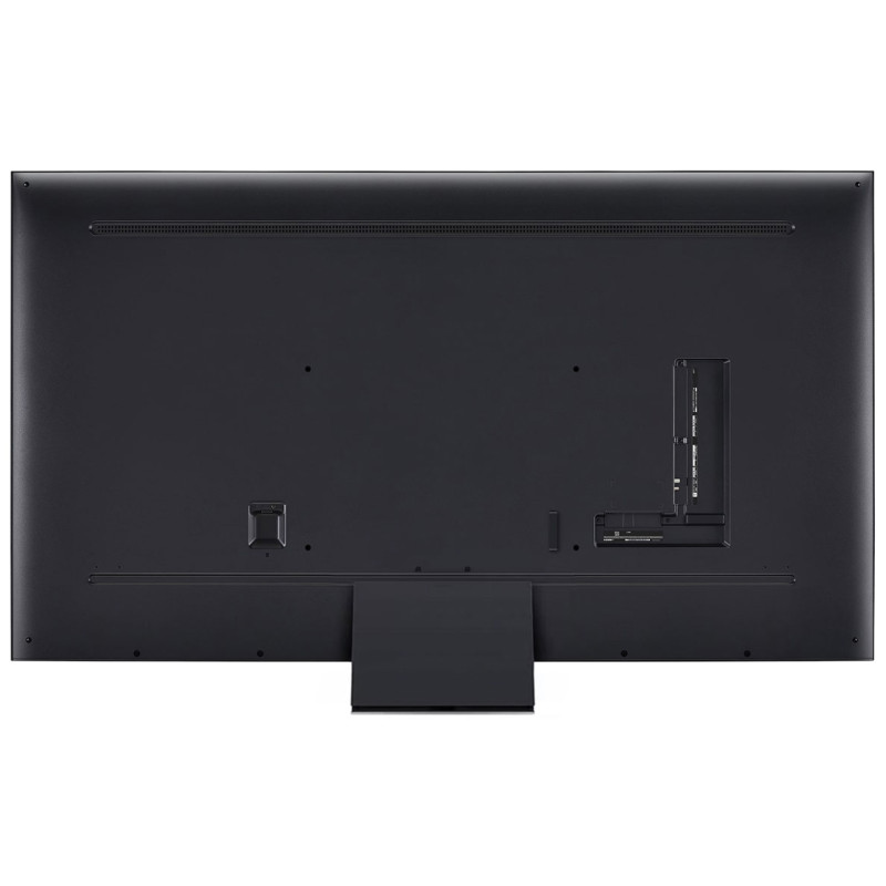 نمای پشت بدنه تلویزیون 86QNED81 در حالت ساندبار محصول 2024