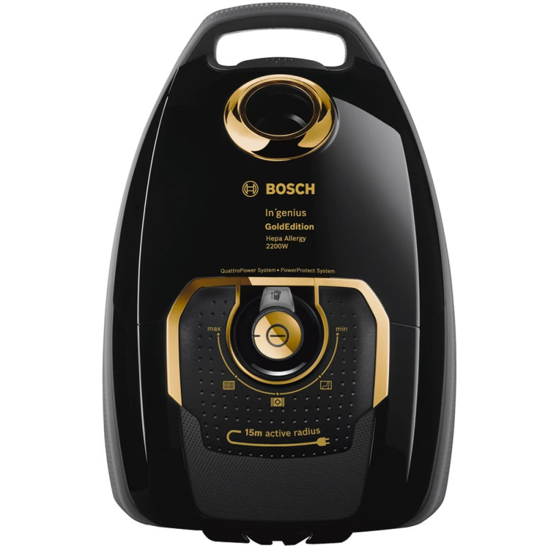 قیمت جاروبرقی بوش BGL8GOLDIR یا 8GOLD رنگ مشکی و طلایی