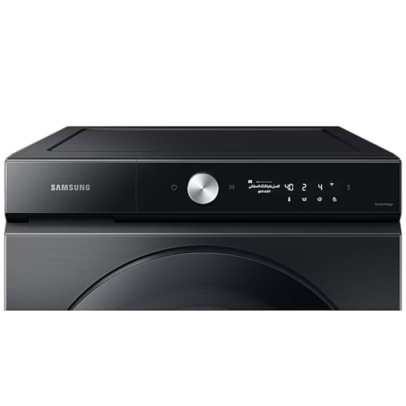 دکمه های کنترلی و صفحه نمایش ماشین لباسشویی سامسونگ WD22B6400KV