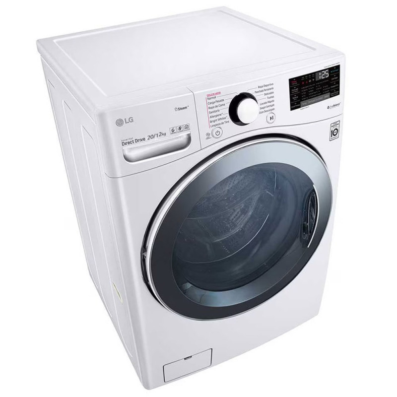 Washing machine and dryer LG WDV2102WRV White 20/12KG