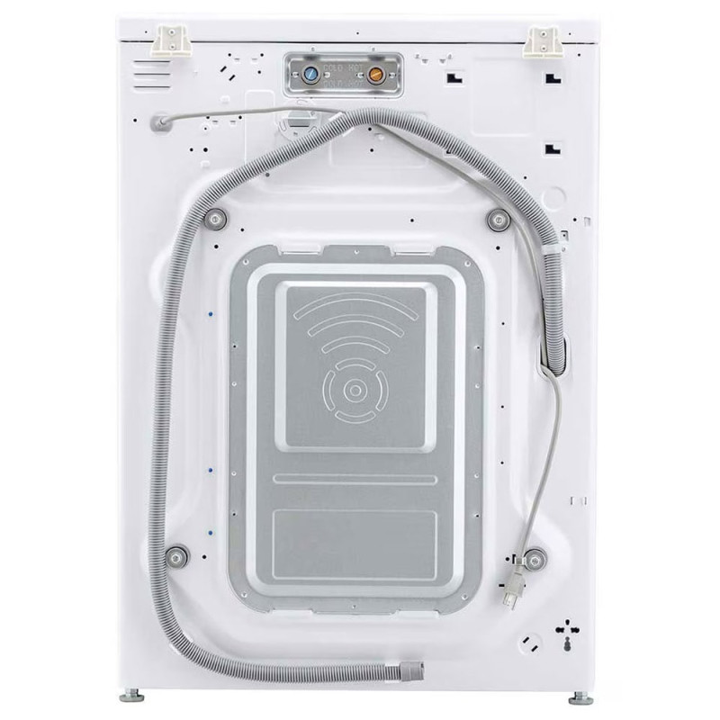 طراحی و نمای پشت ماشین لباسشویی و خشک کن ال جی WDV2102WRV محصول 2024