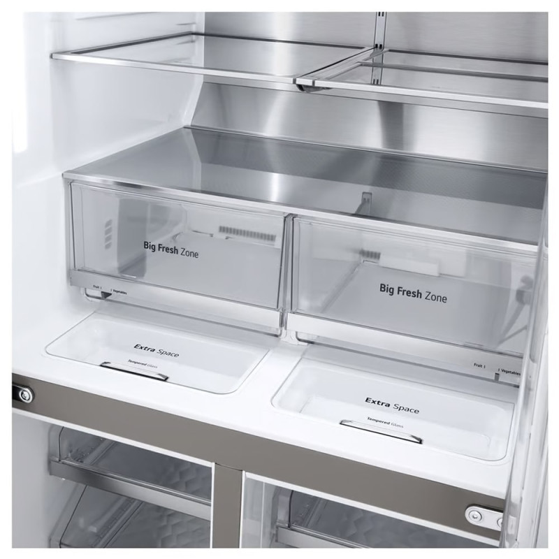 Refrigerator Freezer LG GR-X39FMKBL