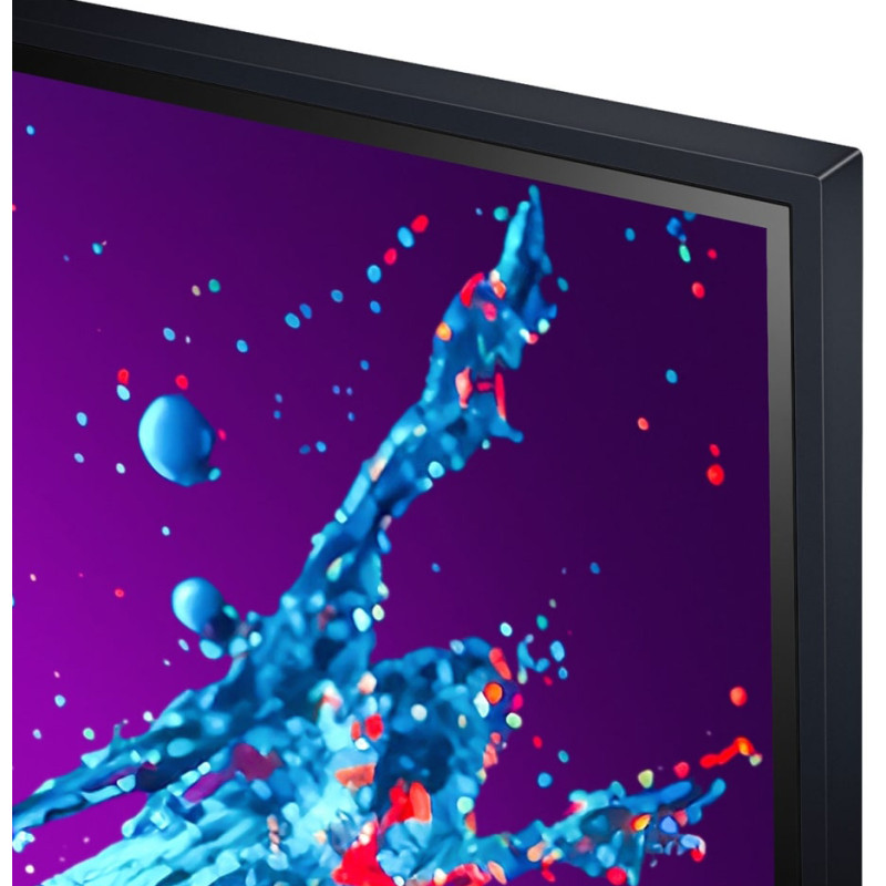 طراحی باریک حاشیه ها و قاب اطراف صفحه نمایش تلویزیون ال جی 55QNED82 محصول 2024