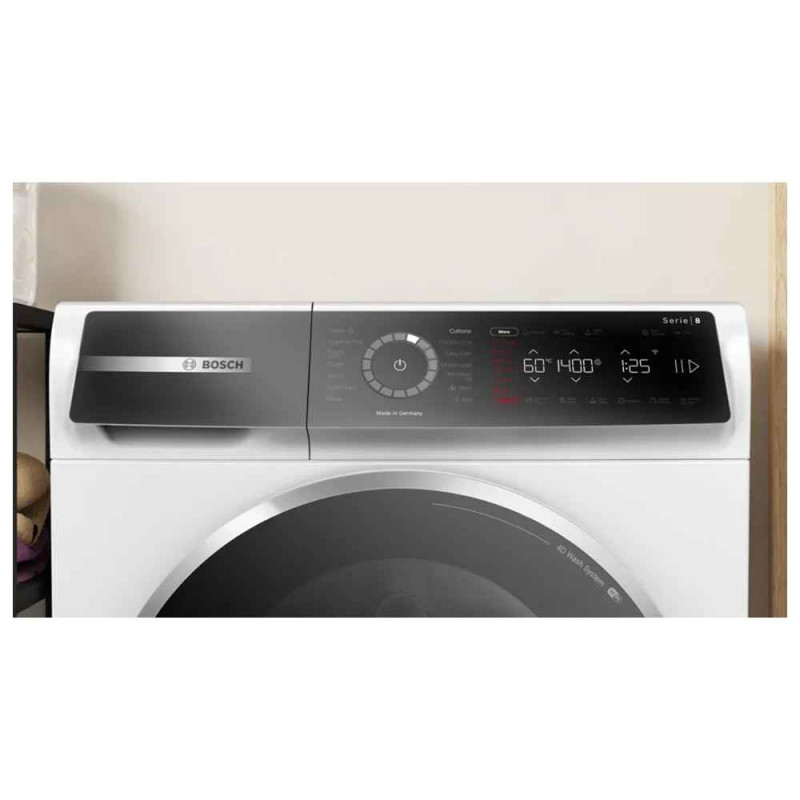 صفحه نمایش و دکمه های کنترلی ماشین لباسشویی بوش WGB24400GC