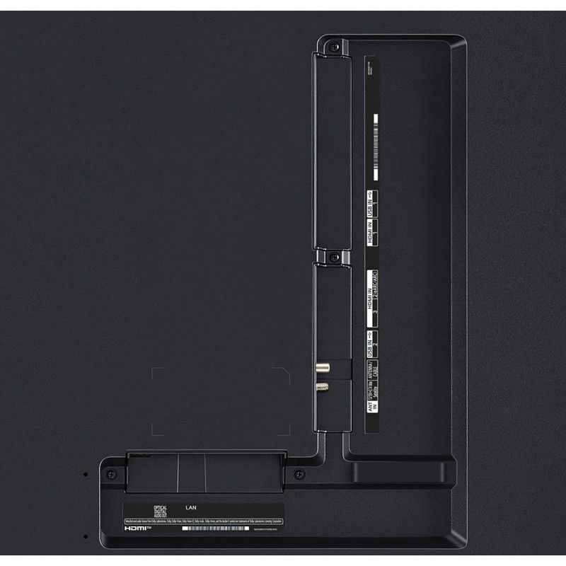 پورت های ورودی و خروجی پشت تلویزیون ال جی 75QNED82 2024