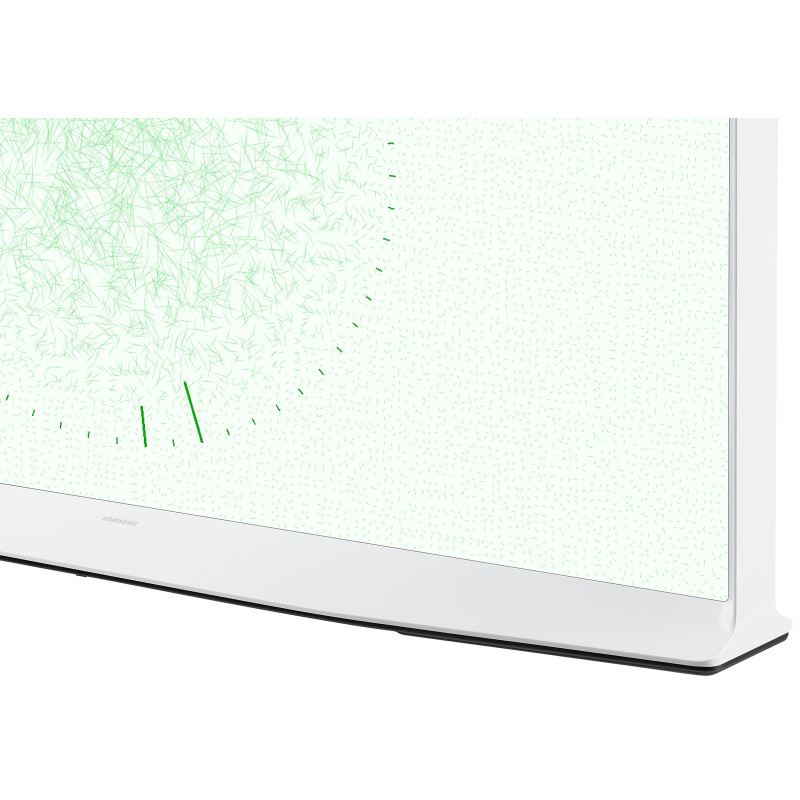 طراحی حاشیه های تلویزیون سامسونگ 43LS01D رنگ سفید