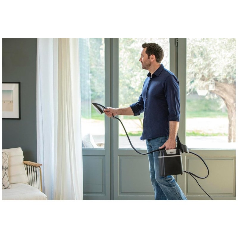 اتوبخار قابل حمل تفال QT1510 رنگ مشکی و سیلور