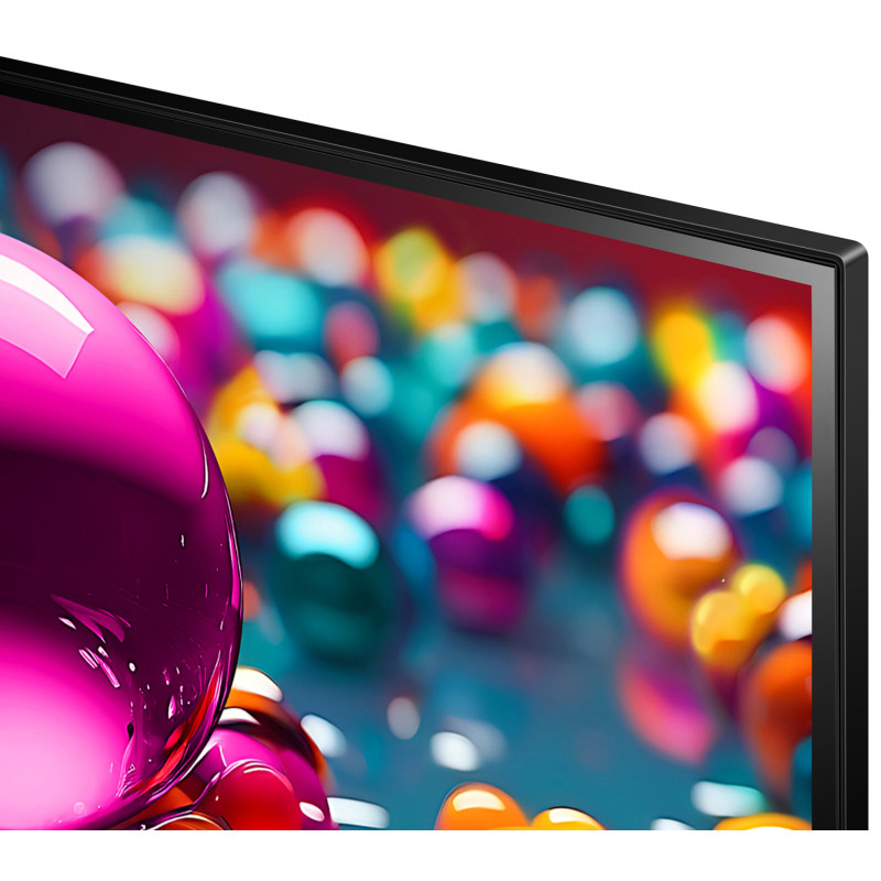 حاشیه ها و قاب باریک اطراف صفحه نمایش تلویزیون ال جی 75UA8000 محصول 2025