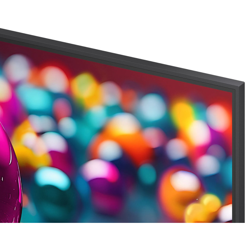 حاشیه ها و قاب باریک اطراف صفحه نمایش تلویزیون ال جی 43UA8000 محصول 2025