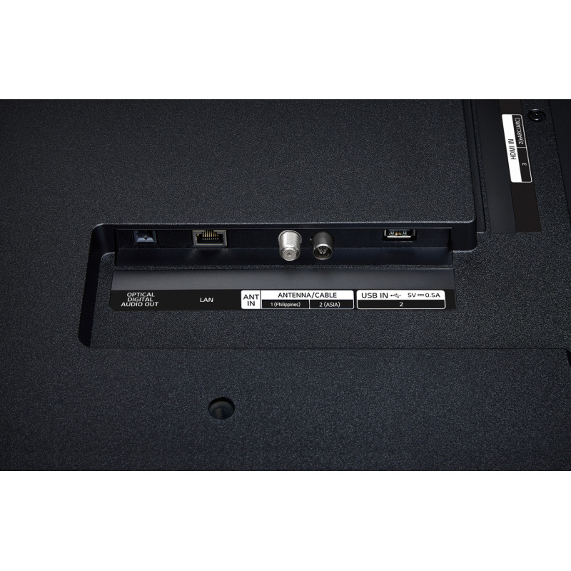 پورت های ورودی خروجی کنار تلویزیون 86UA7500 محصول 2025 مونتاژ اندونزی (سفارش تایلند)