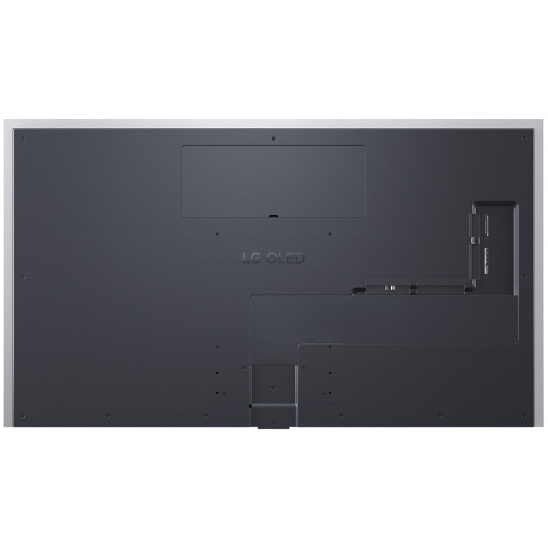 طراحی و نمای پشت تلویزیون ال جی 65G5 با کاور (داخل جعبه مونتاژ لهستان این محصول کاورهای پشت تلویزیون وجود ندارند)