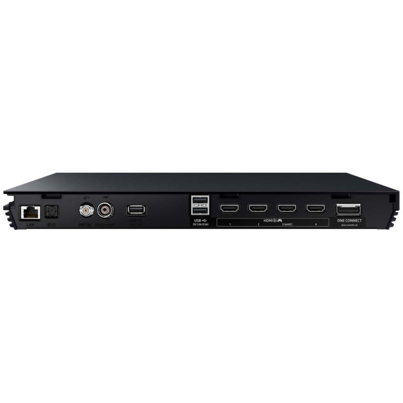 پورت های ورودی خروجی تلویزیون سامسونگ 75QN900D روی Slim One Connect Box مدل SOC8002DA