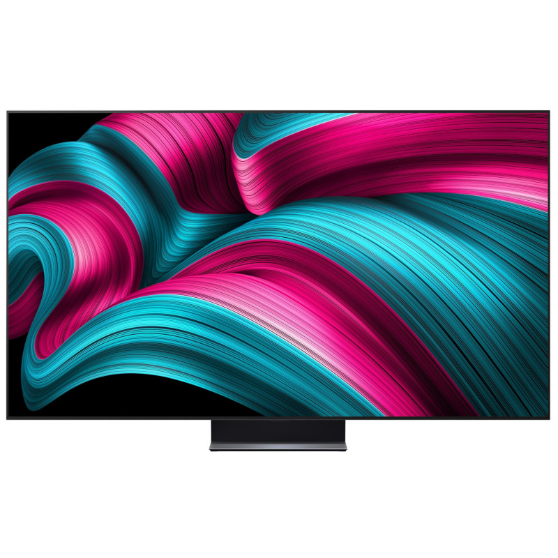 تلویزیون ال جی 83C5 با پایه نصب شده در حالت ساندبار