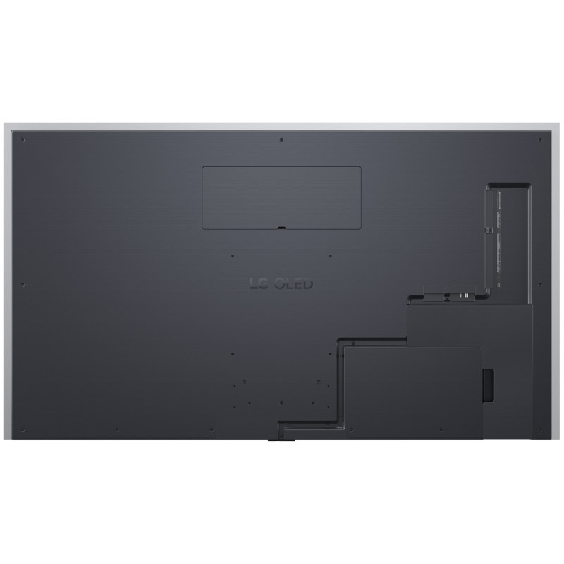 طراحی و نمای پشت تلویزیون ال جی 77G5 با کاور (داخل جعبه مونتاژ لهستان این محصول کاورهای پشت تلویزیون وجود ندارند)