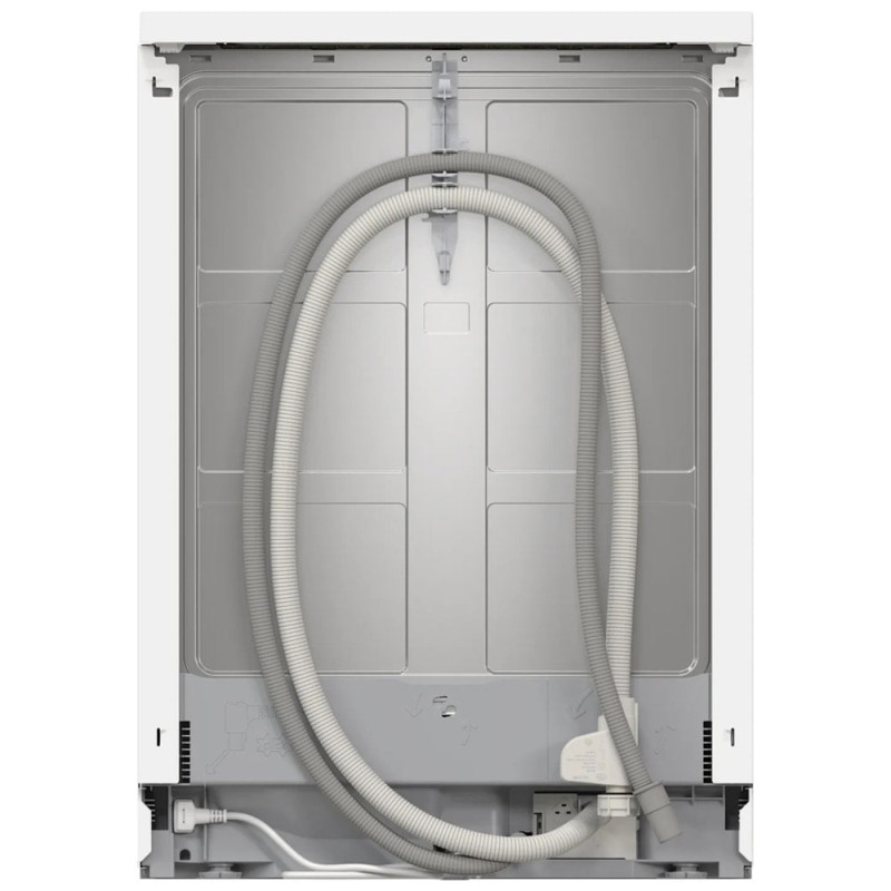 نمای پشت ماشین ظرفشویی سه طبقه bosch sms6emw65q