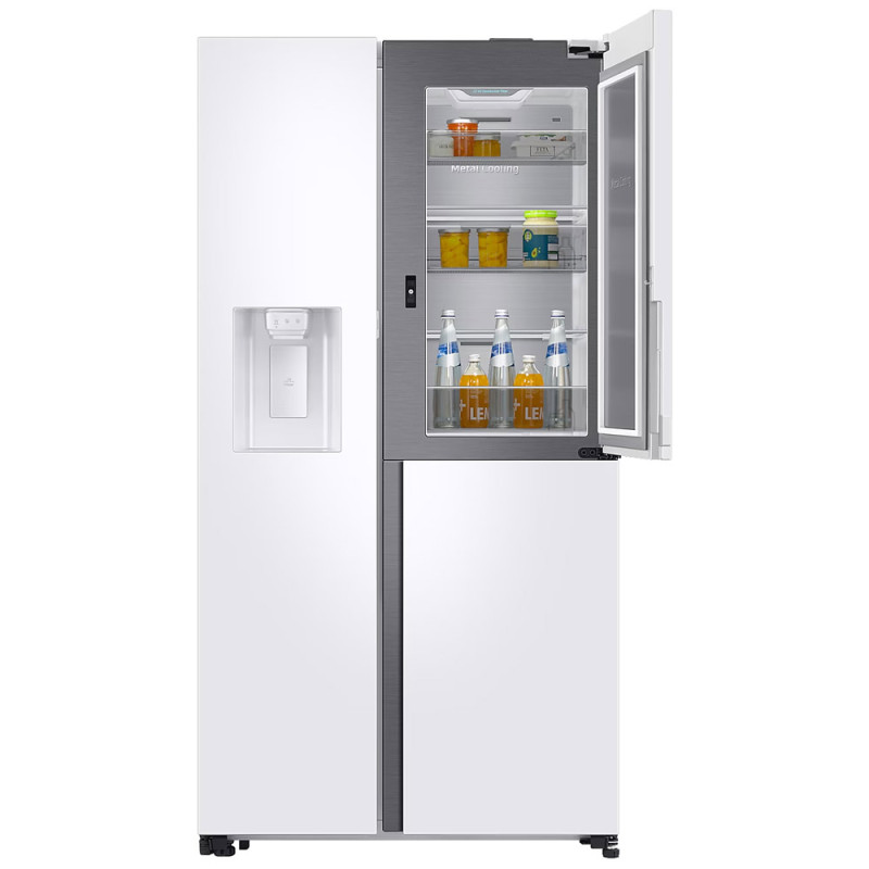 یخچال فریزر 22 فوت سامسونگ RS80 دارای مرکز نوشیدنی beverage center