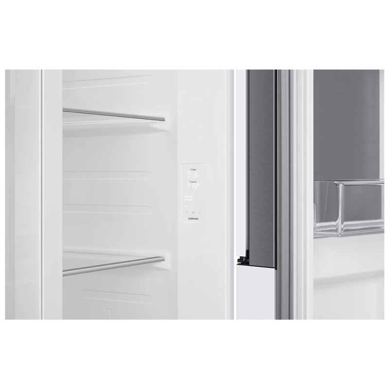 Refrigerator Freezer Samsung RS80F64G1VRE White