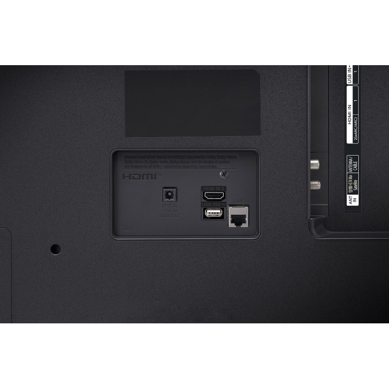 پورت های ورودی خروجی پشت تلویزیون ال جی 50UT801C مونتاژ اندونزی