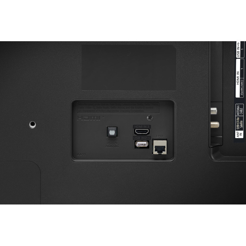 پورت های ورودی خروجی پشت تلویزیون ال جی 43UT801C مونتاژ اندونزی