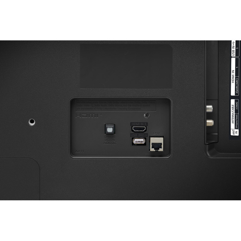 پورت های ورودی خروجی پشت تلویزیون ال جی 43UT801C مونتاژ اندونزی (سفارش تایلند)