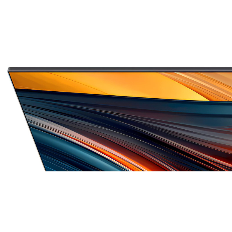 حاشیه ها و قاب باریک اطراف صفحه نمایش تلویزیون Xiaomi 43A FHD 2026 محصول 2025