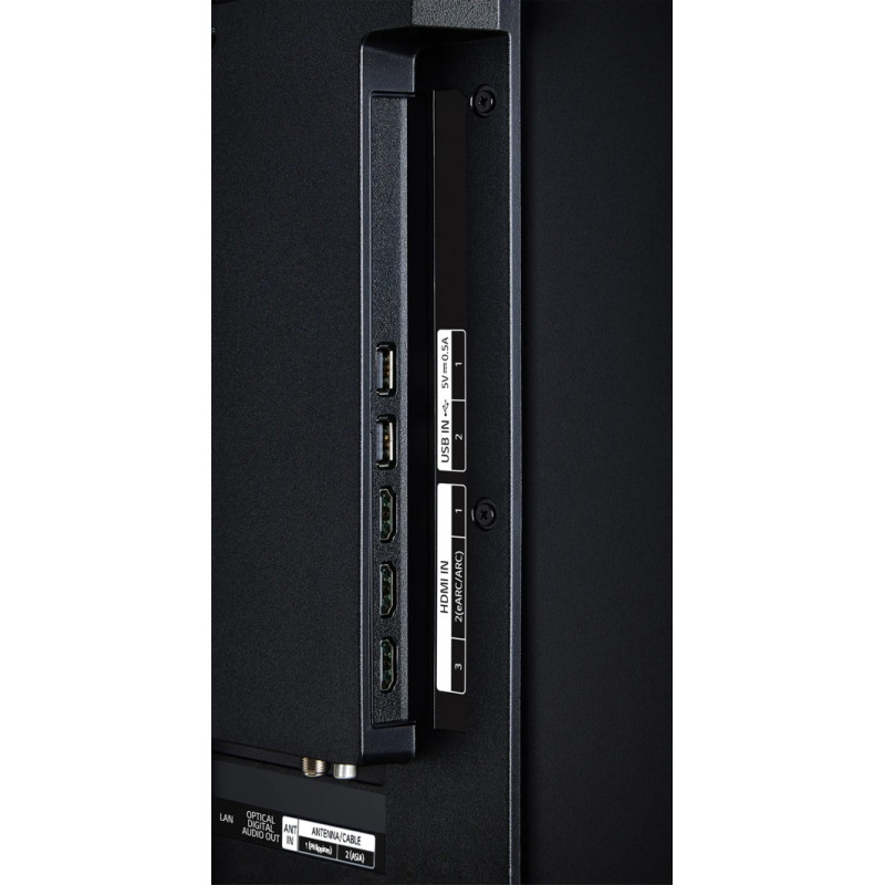 پورت های ورودی خروجی کناری تلویزیون ال جی 50UA7350 محصول 2025