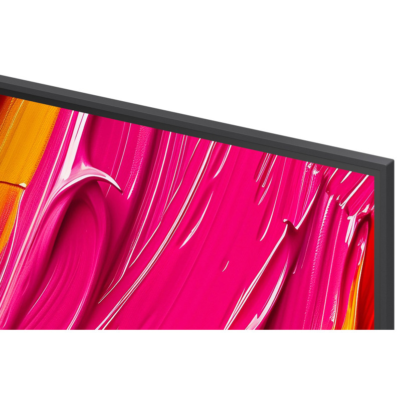 حاشیه ها و قاب باریک اطراف صفحه نمایش تلویزیون ال جی 55QNED80 محصول 2025