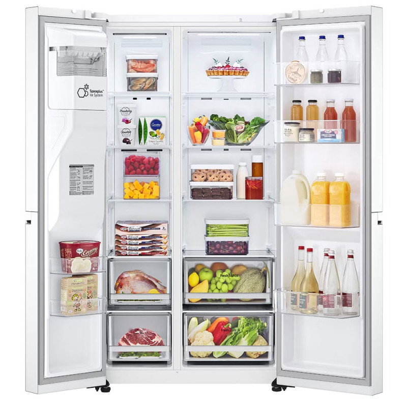 یخچال فریزر 24 فوت ال جی gc-j257sqsv رنگ سفید