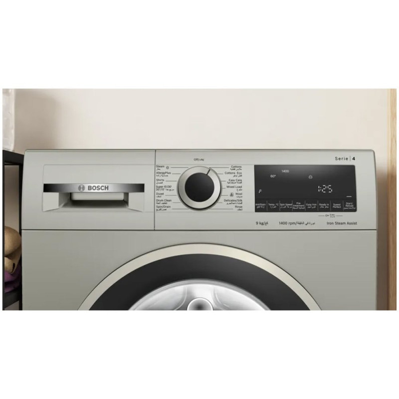 خرید ماشین لباسشویی WGA1440XGC رنگ اینوکس نقره ای