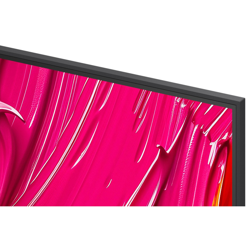 حاشیه ها و قاب باریک اطراف صفحه نمایش تلویزیون ال جی 75QNED80 محصول 2025