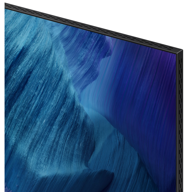 حاشیه‌ها و قاب بسیار باریک اطراف صفحه نمایش تلویزیون Samsung 65QN990F