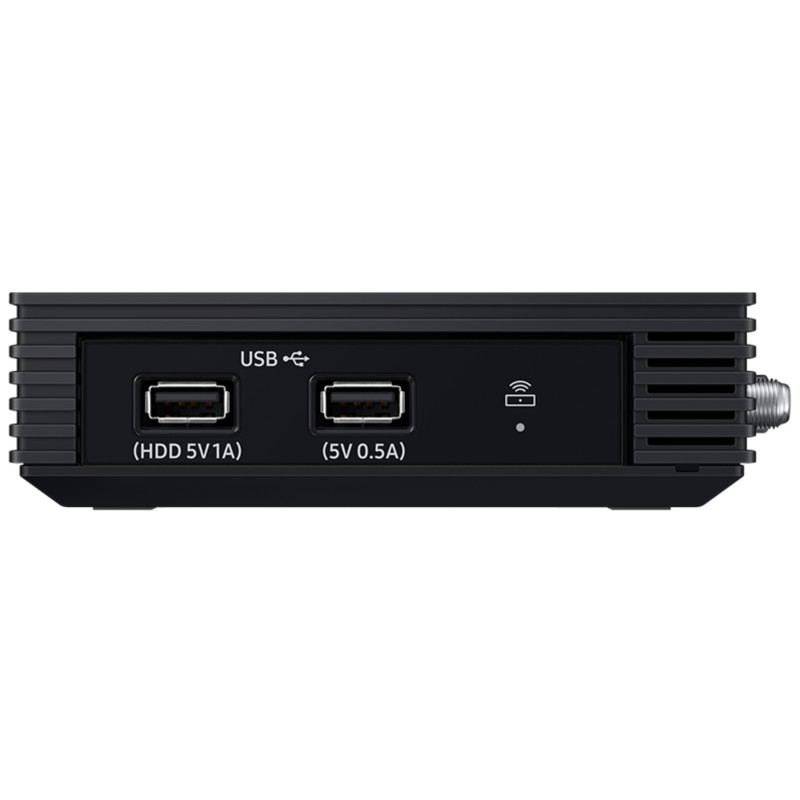 پورت‌های ورودی خروجی تلویزیون سامسونگ 65QN990F روی Wireless One Connect Box مونتاژ مصر