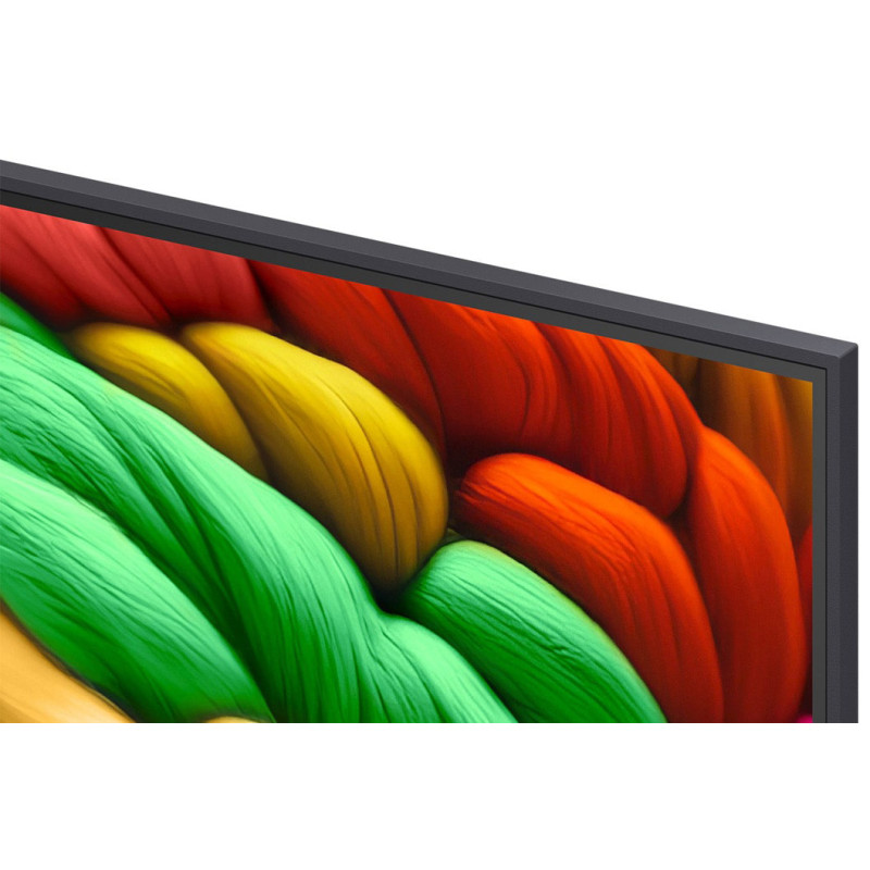 حاشیه ها و قاب باریک اطراف صفحه نمایش تلویزیون ال جی 55NANO90 محصول 2025