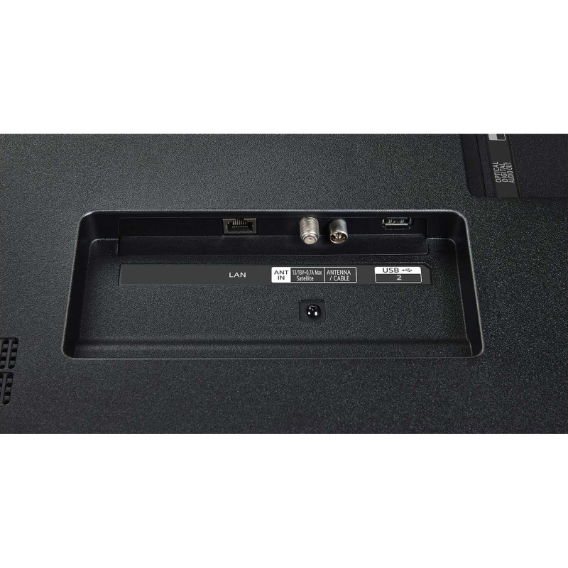 پورت‌‌های ورودی خروجی پشت تلویزیون ال جی 65QNED93 محصول 2025 مونتاژ مصر، اندونزی و چین