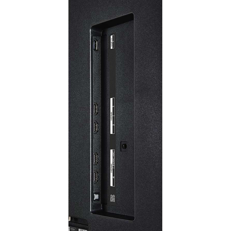 پورت‌‌های ورودی خروجی کناری تلویزیون ال جی 65QNED93 محصول 2025 مونتاژ مصر، اندونزی و چین