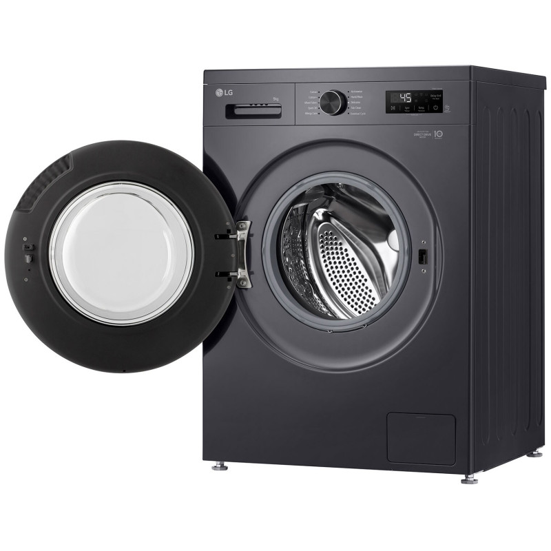 ماشین لباسشویی 2025 ال جی F4Y2VYPYJ یا WY1409MVP محصول 2025 رنگ دودی