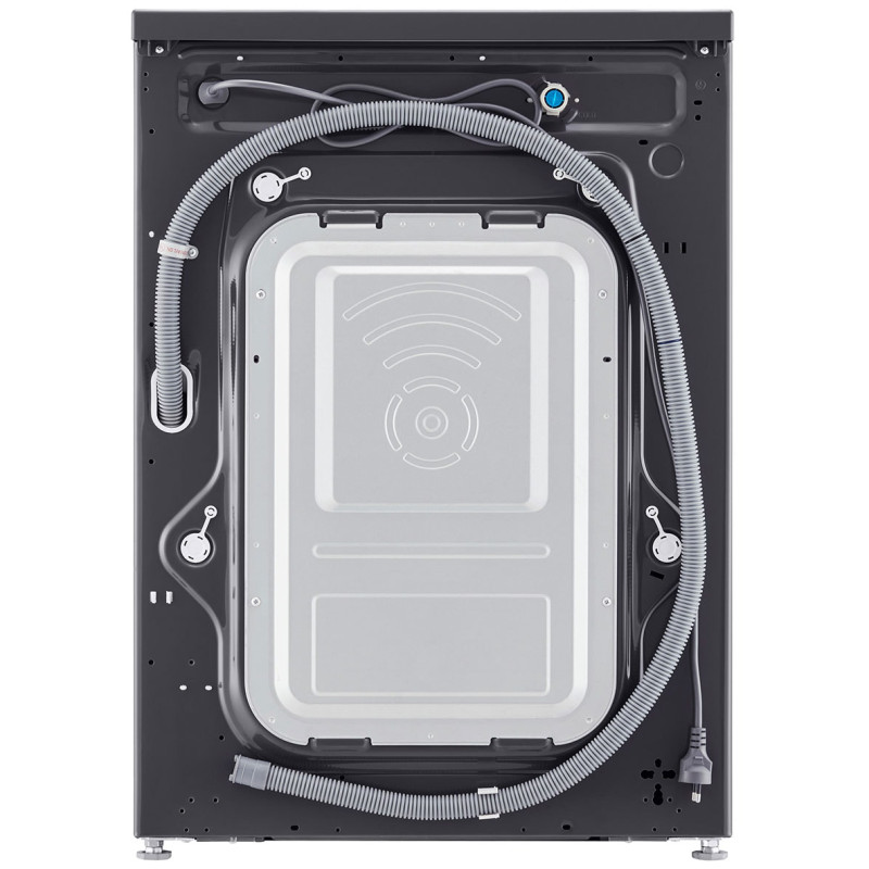 نمای پشت ماشین لباسشویی WY1409MVP یا F4Y2VYPYJ ال جی رنگ دودی محصول 2025